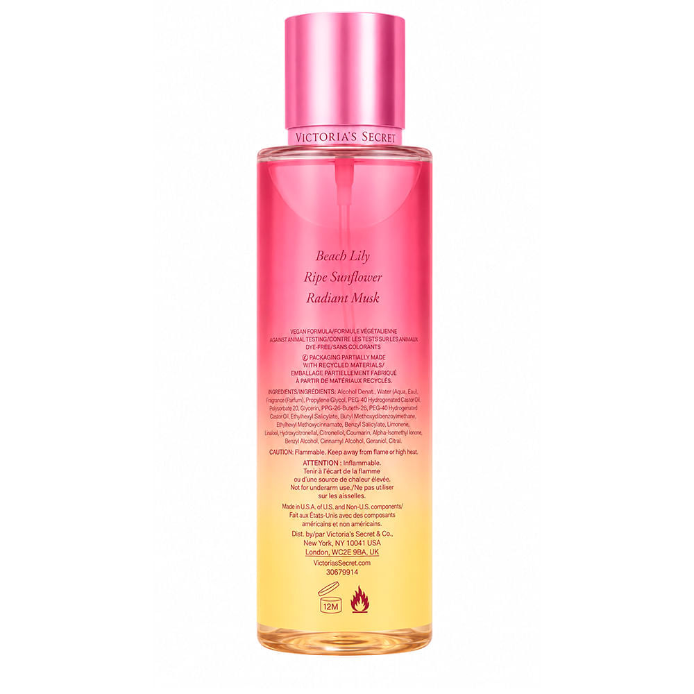 Body Splash Sundrenched Blooms Victoria's Secret 250ml