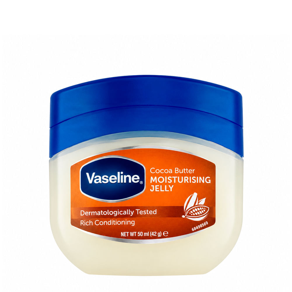 Gelatina Hidratante Corporal Cocoa Butter Moisturising Jelly Vaseline 50ml