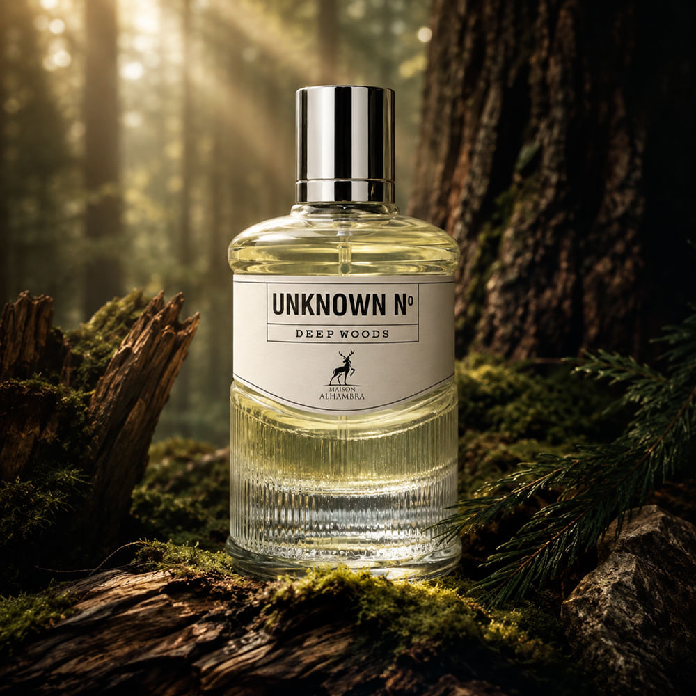 Perfume Árabe Unissex Unknown No Deep Woods Eau de Parfum Maison Alhambra 100ml