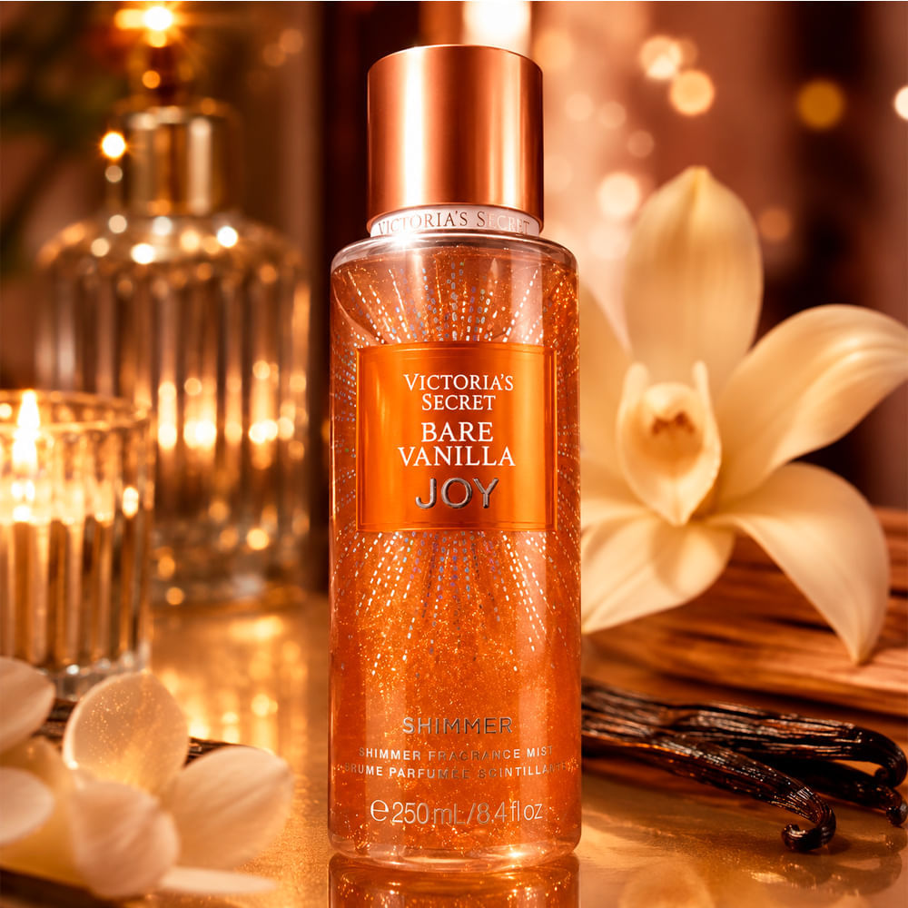 Body Splash Bare Vanilla Joy Shimmer Victoria's Secret 250ml