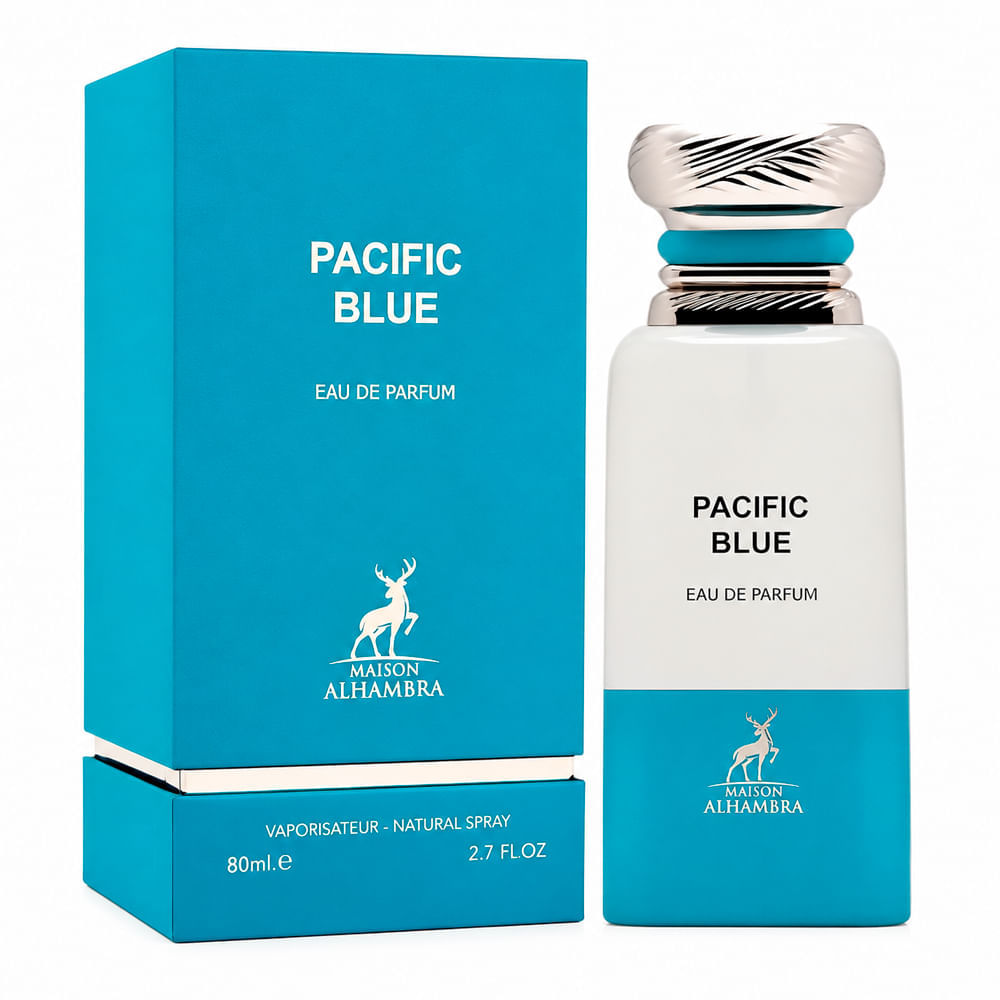 Perfume Árabe Unissex Pacific Blue Eau de Parfum Maison Alhambra 80ml