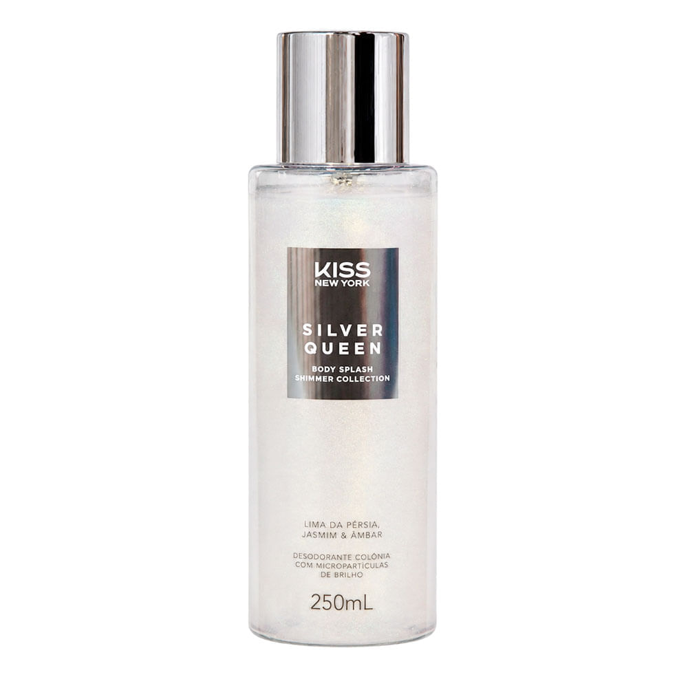 Body Splash Silver Queen Shimmer Kiss New York 250ml