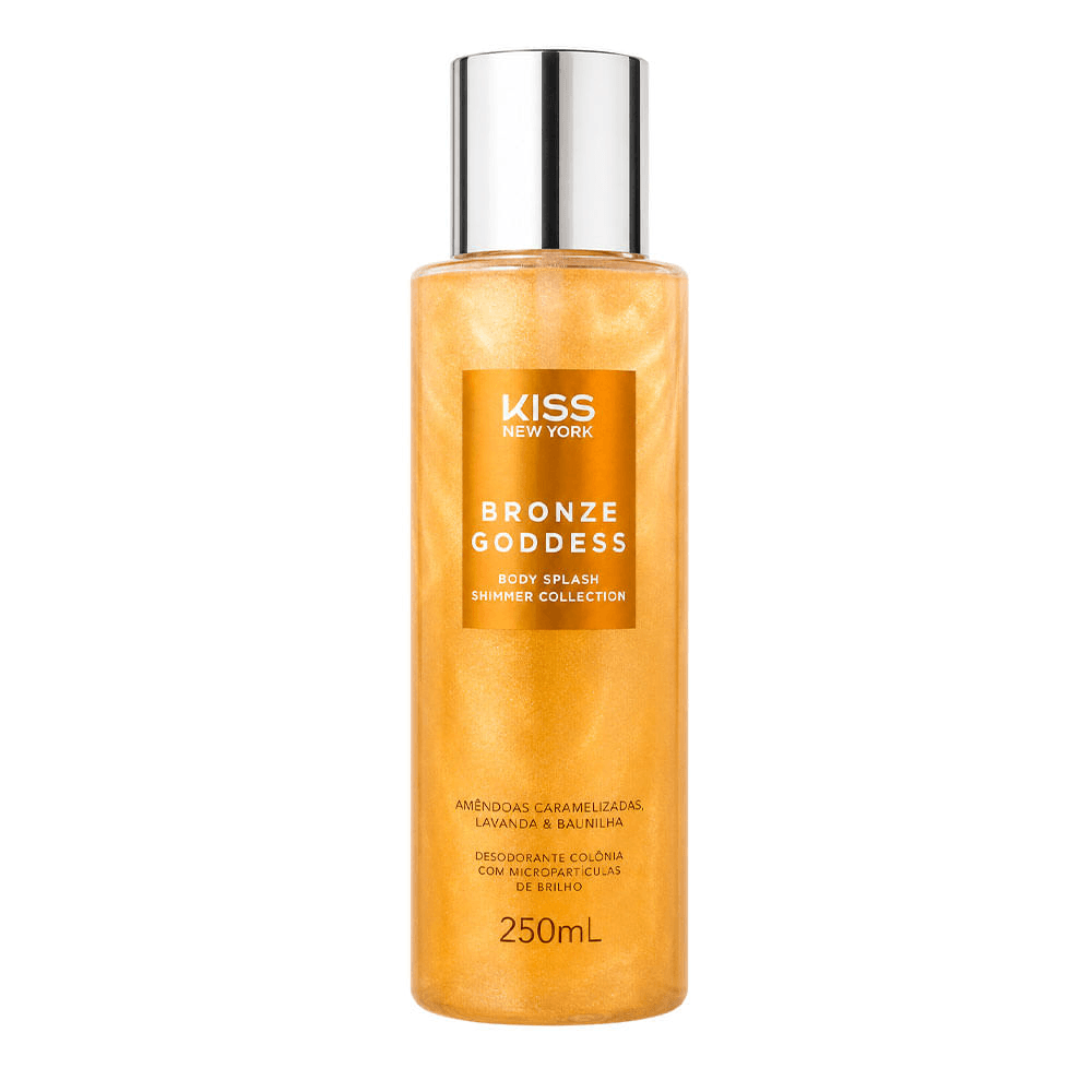 Body Splash Bronze Goddess Shimmer Kiss New York 250ml