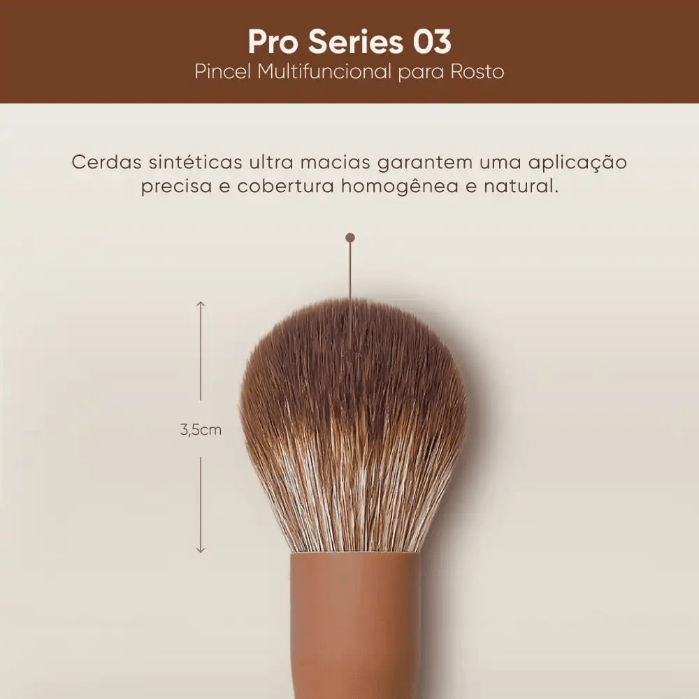 Pincel Mascavo Pro Series Modelo 03 Multifuncional