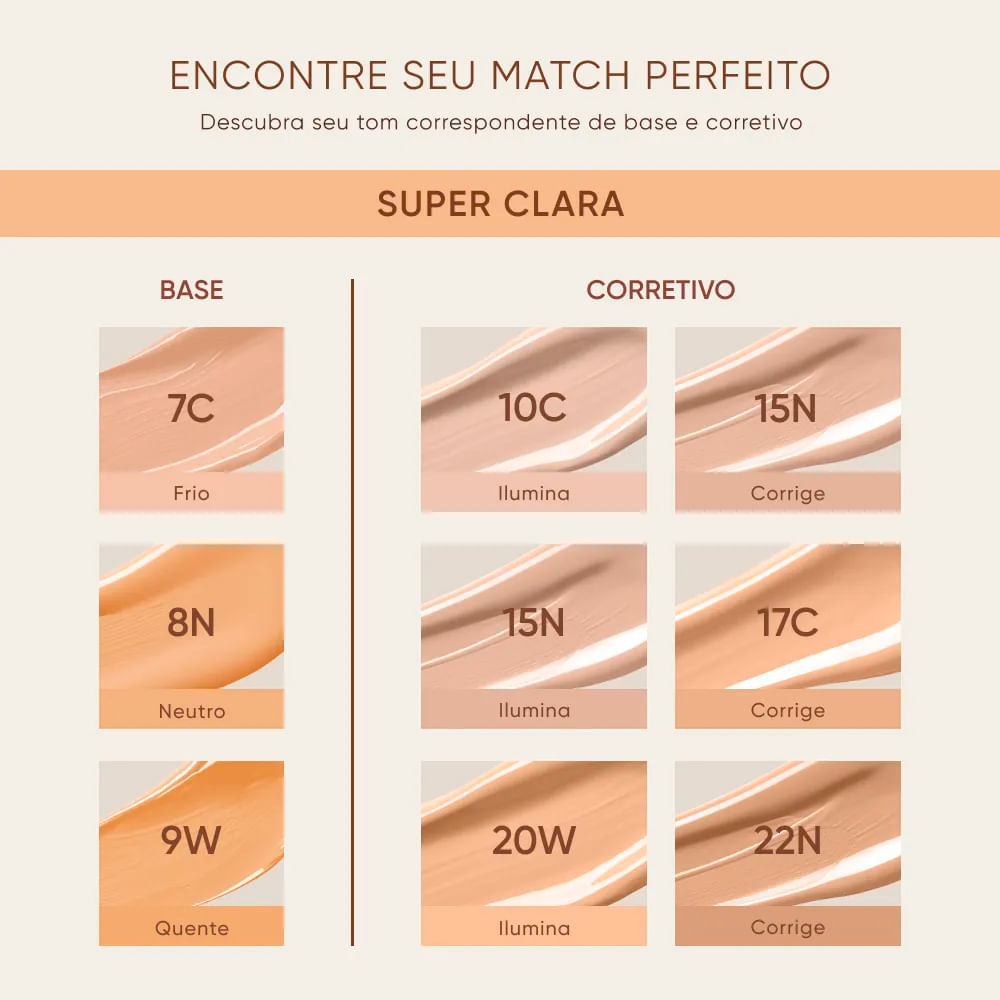 Corretivo Líquido Mascavo Soft Blur Tom 10C 6g