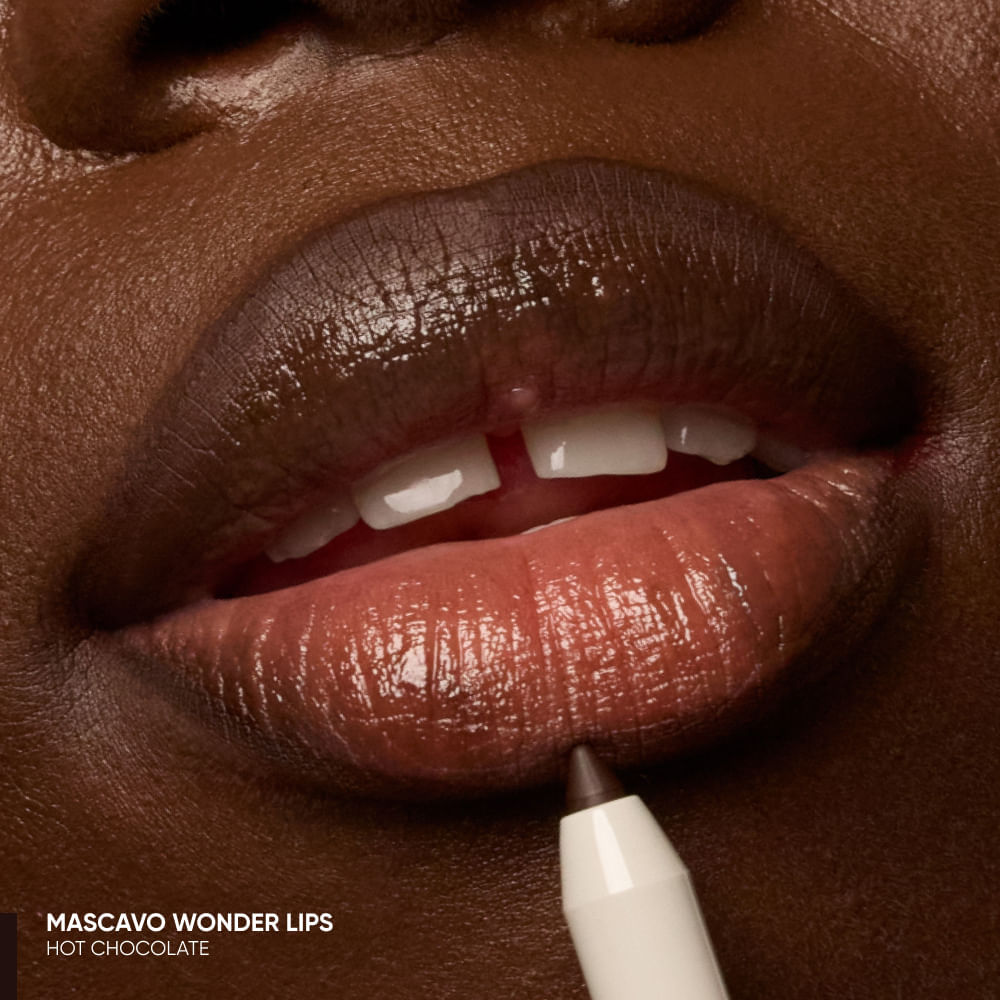Lapiseira Labial Mascavo Wonder Lips Hot Chocolate 0,3g
