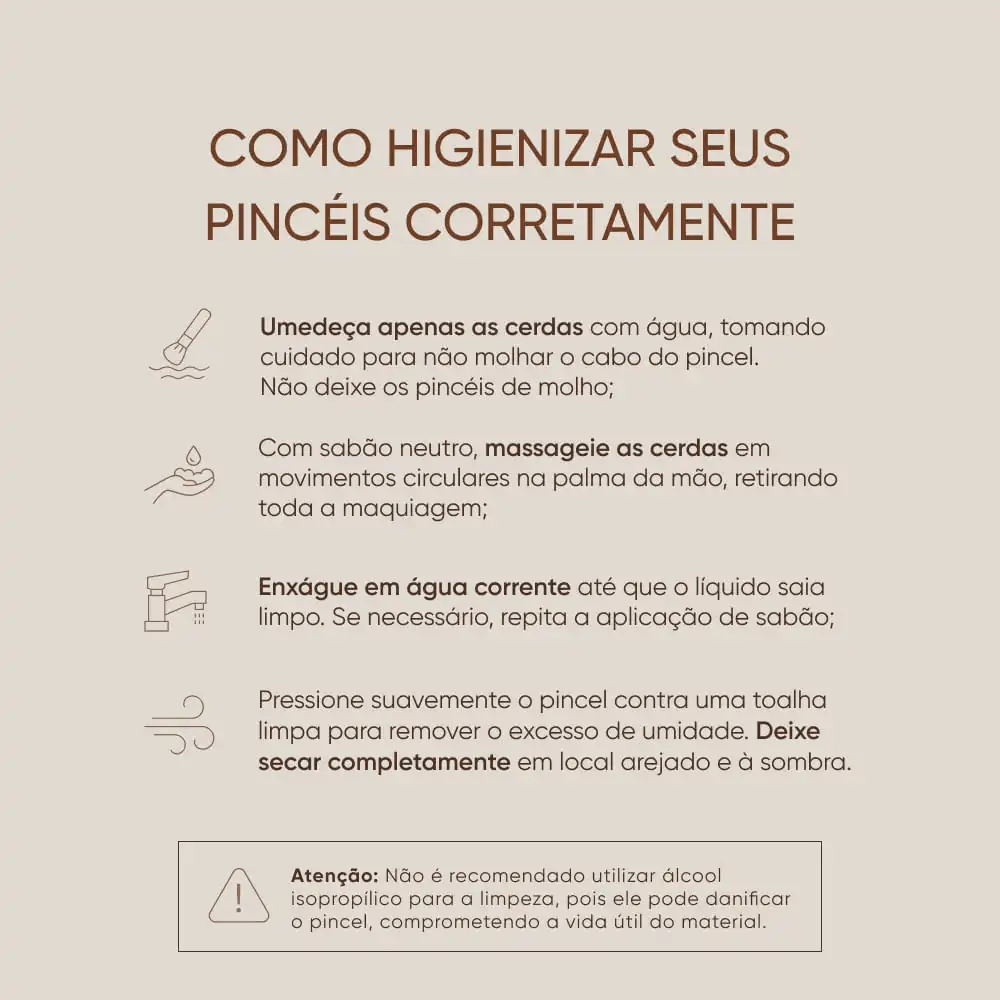 Pincel Mascavo Pro Series Modelo 07 Para Esfumar