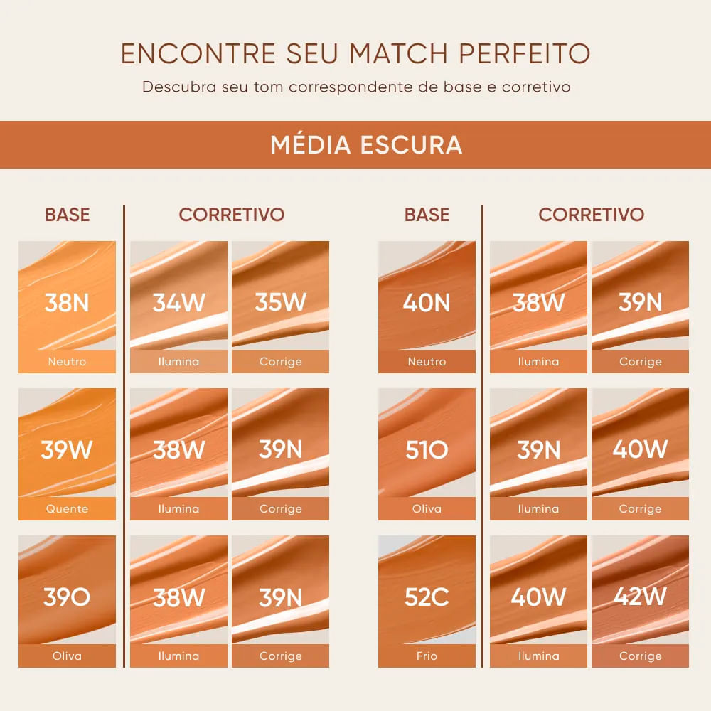 Corretivo Líquido Mascavo Soft Blur Tom 42W 6g