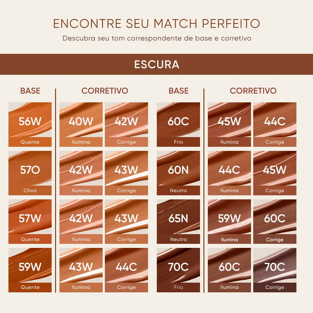 Corretivo Líquido Mascavo Soft Blur Tom 42W 6g