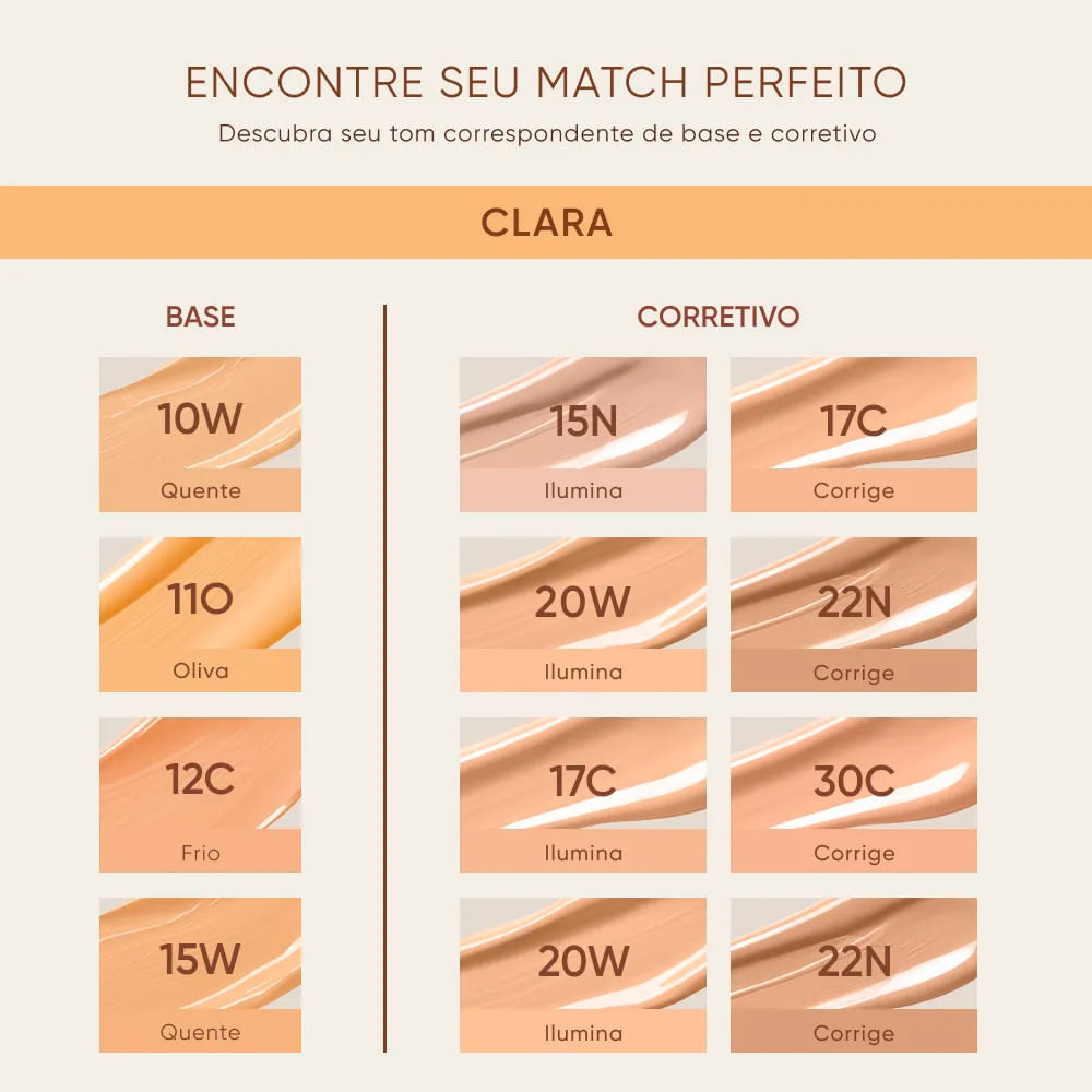 Corretivo Líquido Mascavo Soft Blur Tom 22N 6g