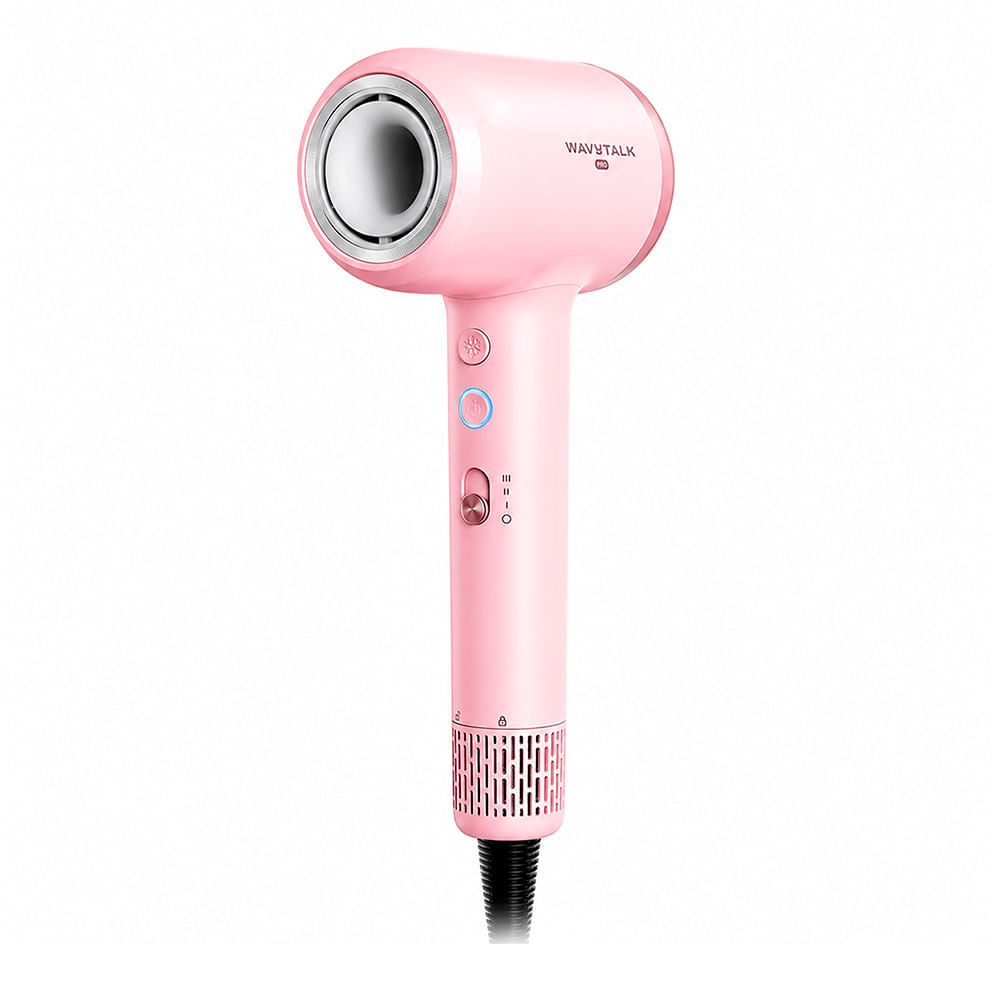 Secador De Cabelo Wavytalk Turblow Pro Rosa Com Acessórios 1500w 220v