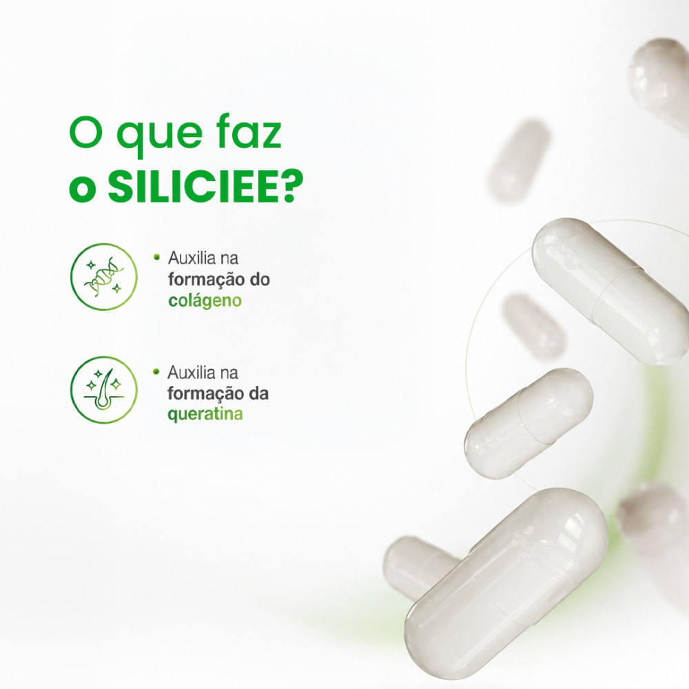 Suplemento Alimentar Em Cápsulas Siliciee Divinitè 60 Cápsulas