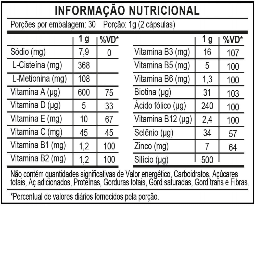 Suplemento Alimentar Em Cápsulas Siliciee Divinitè 60 Cápsulas