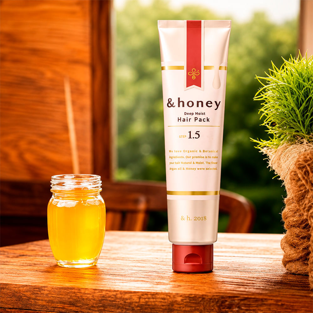 Máscara Capilar Deep Moist Hair Pack &honey 130g