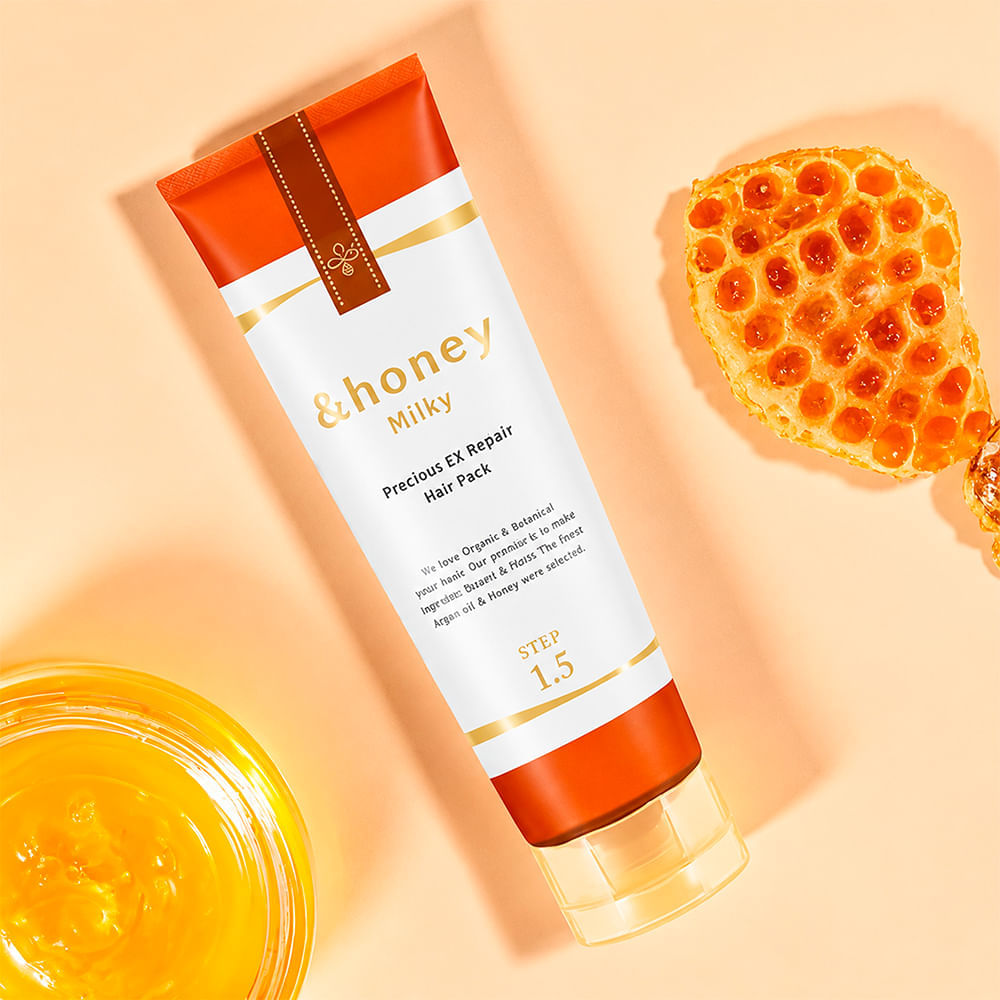 Máscara Capilar Milky Precious Ex Repair Hair Pack Honey 130g
