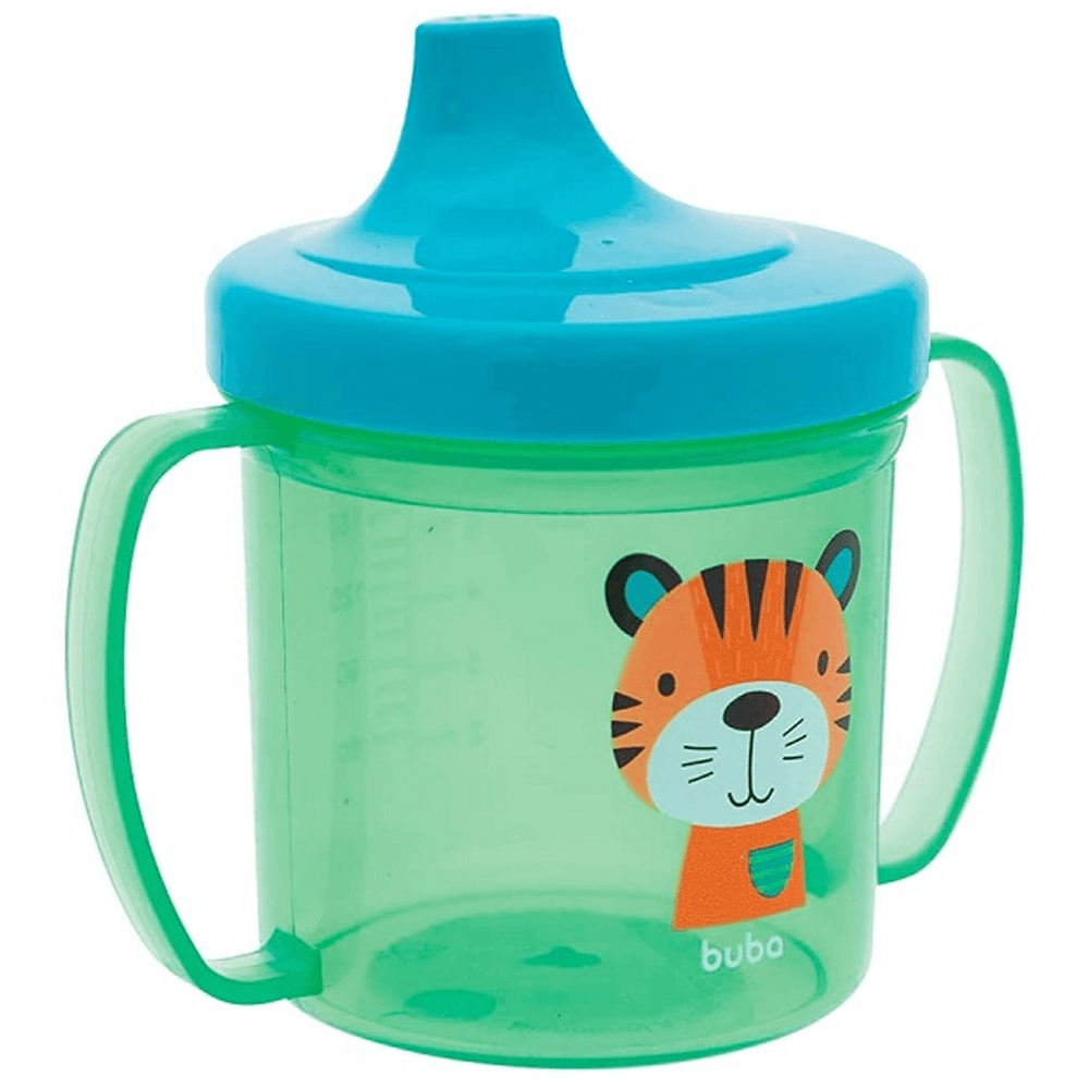 Copo De Treinamento Com Alça E Bico Rígido Buba 180ml
