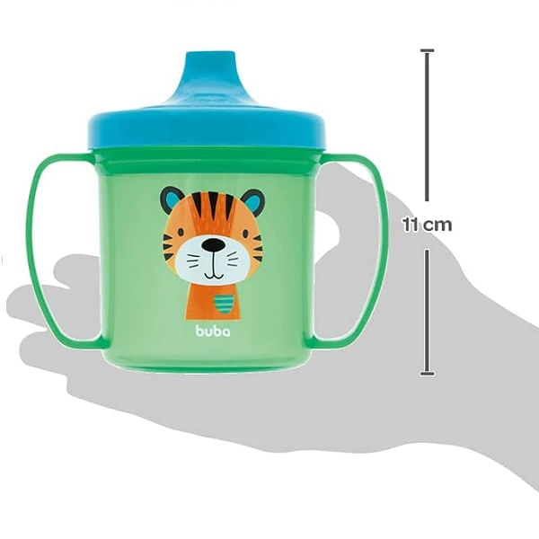 Copo de Treinamento Com Alça e Bico Rígido Buba 180ml