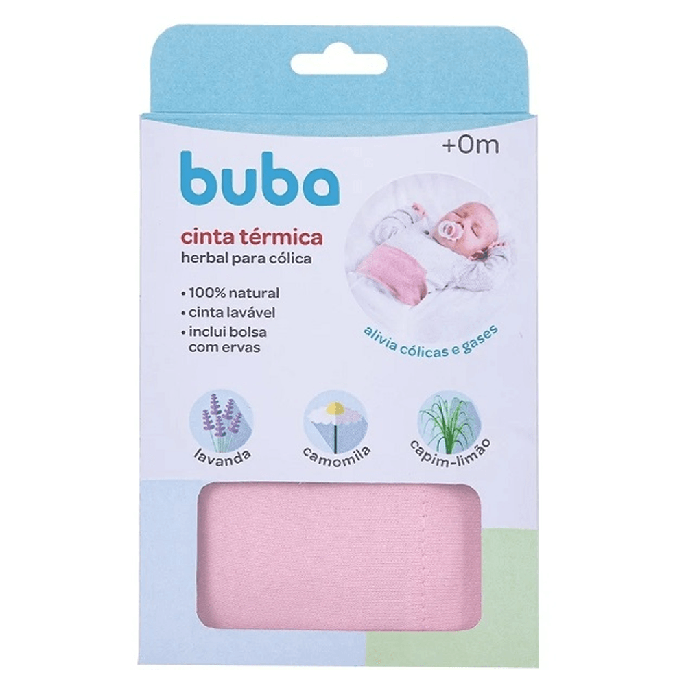 Cinta Térmica Para Cólica Bebe Com Ervas Buba