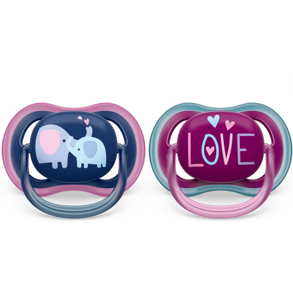 Chupeta ULTRA AIR Dupla Decorada 18M+ Philips AVENT SCF349/22