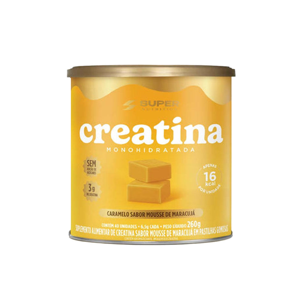 Caramelo de Creatina Mousse de Maracujá Super Nutrition 260g