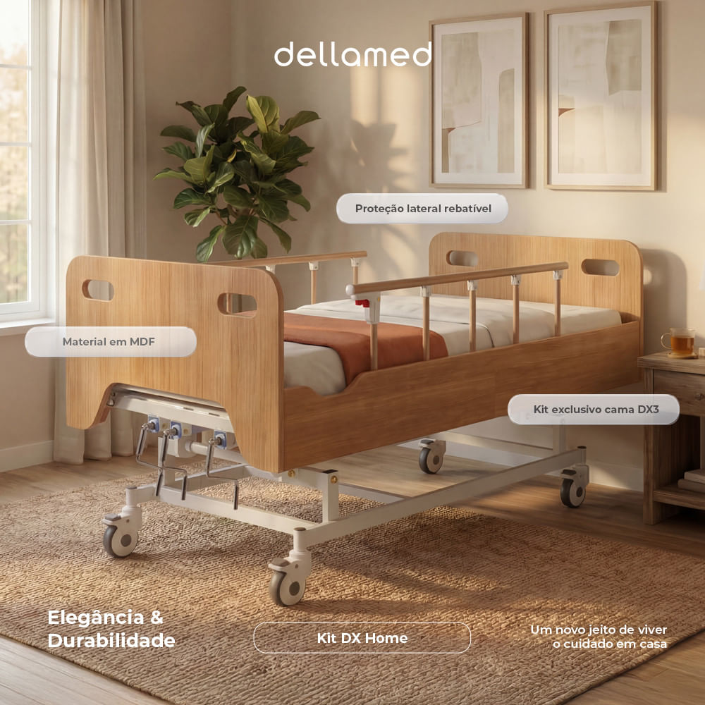 Cama DX3 Com Kit DX Home Dellamed unico