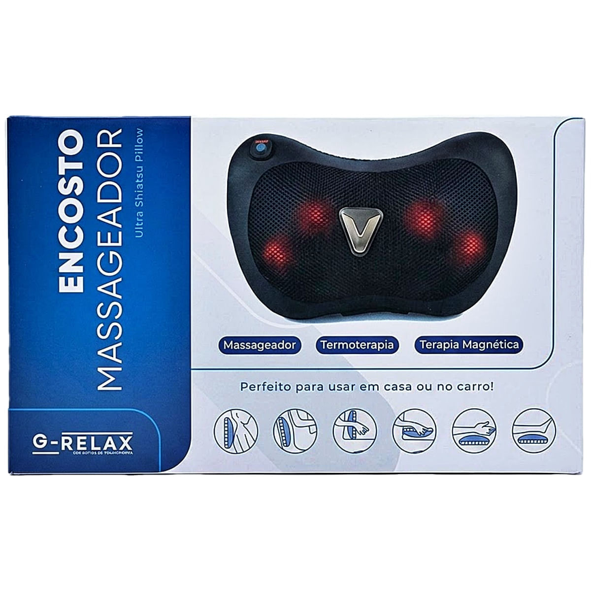 Encosto Massageador Ultra Shiatsu G-Relax