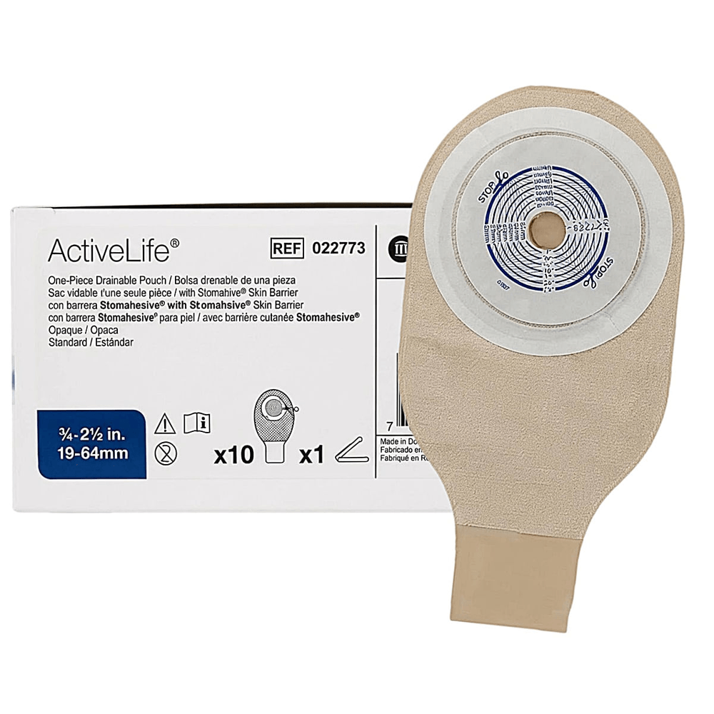 Bolsa Colostomia Active Life Opaca 19-64mm 22773 10 Unidades
