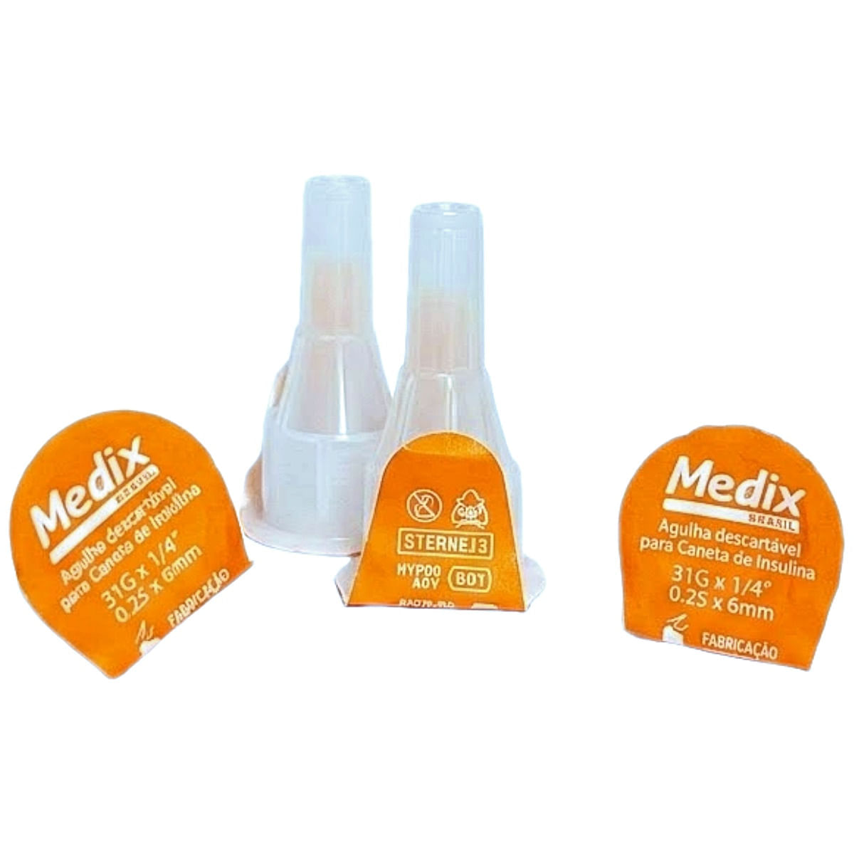Agulha para Caneta de Insulina Slim Comfort Medix 6mm 100 Unidades