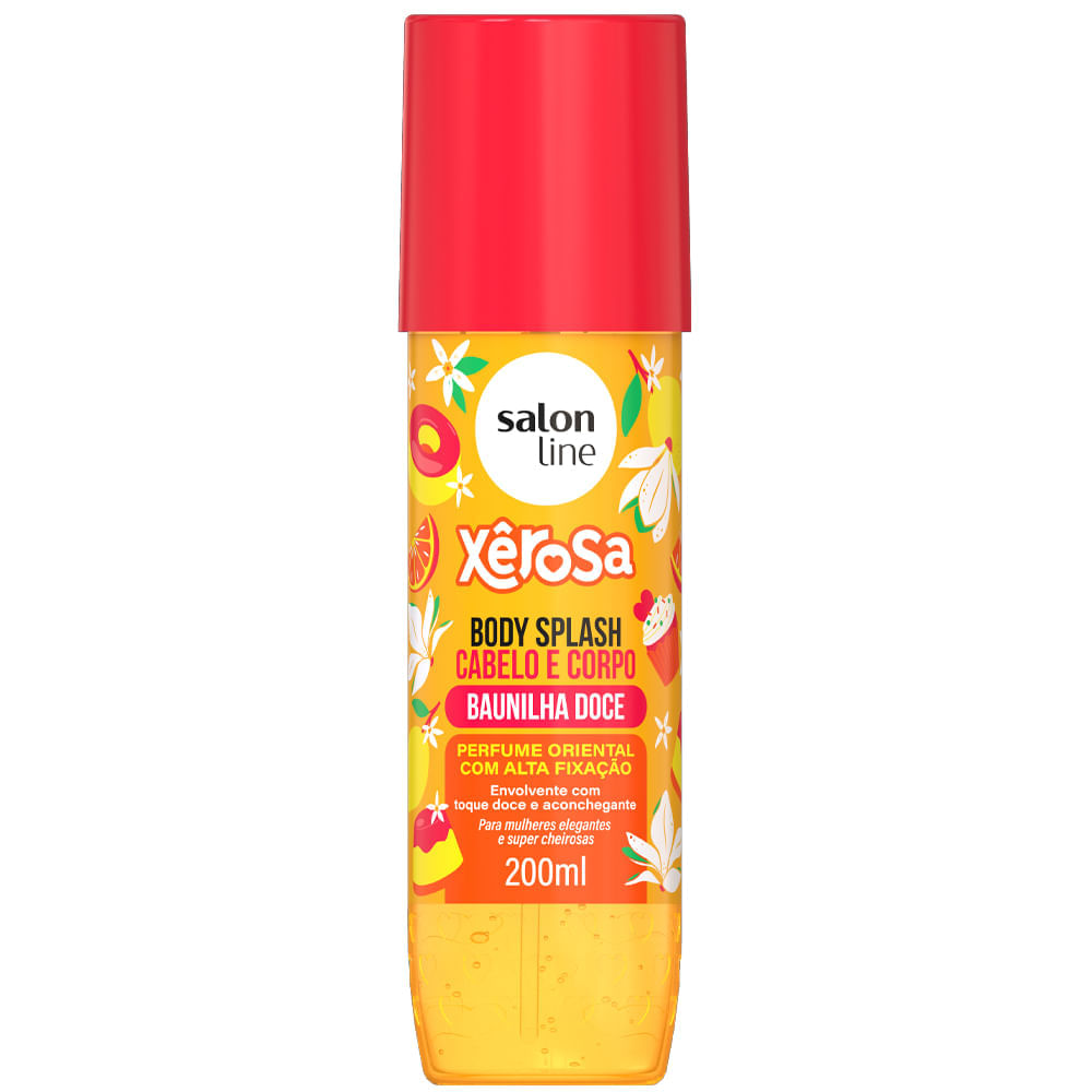 Body Splash Xêrosa Baunilha Doce Salon Line 200ml