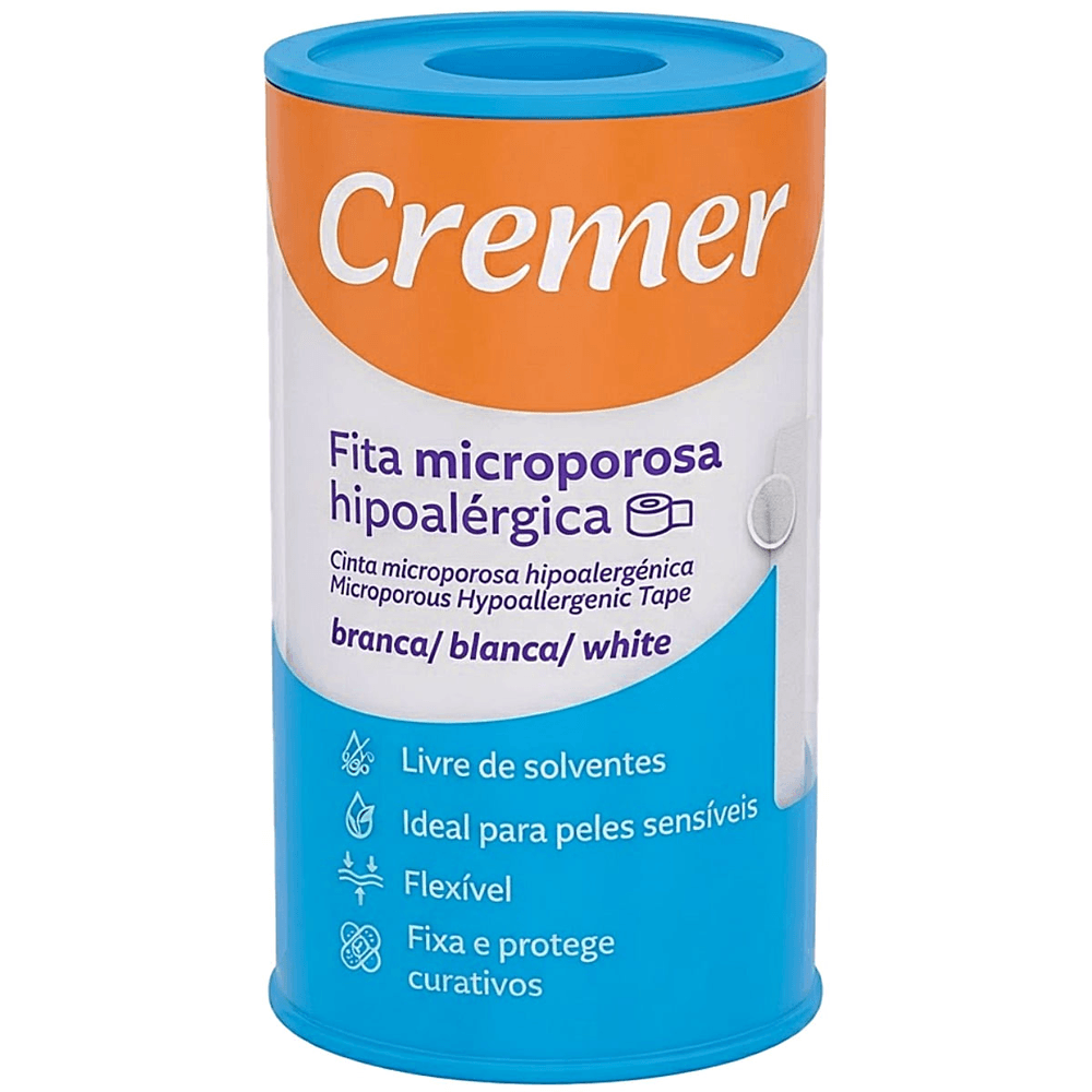 Fita Microporosa Cremer Branca 10cmx10m Unidade
