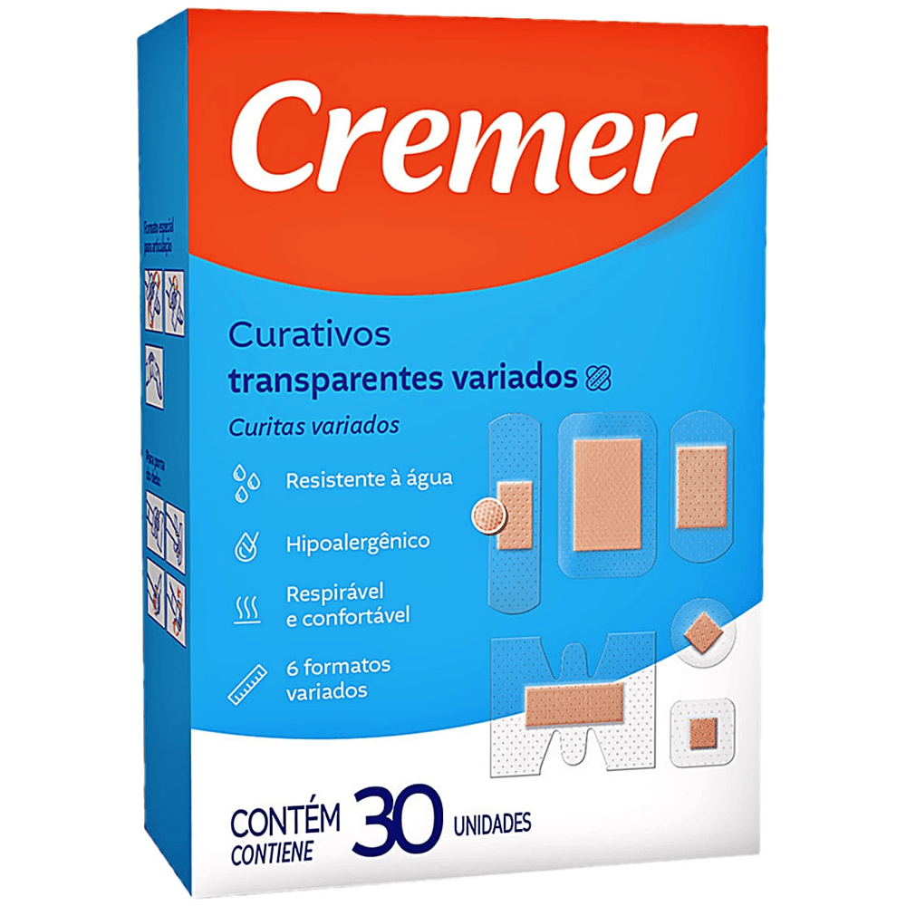 Curativo Cremer Variados 30 Unidades