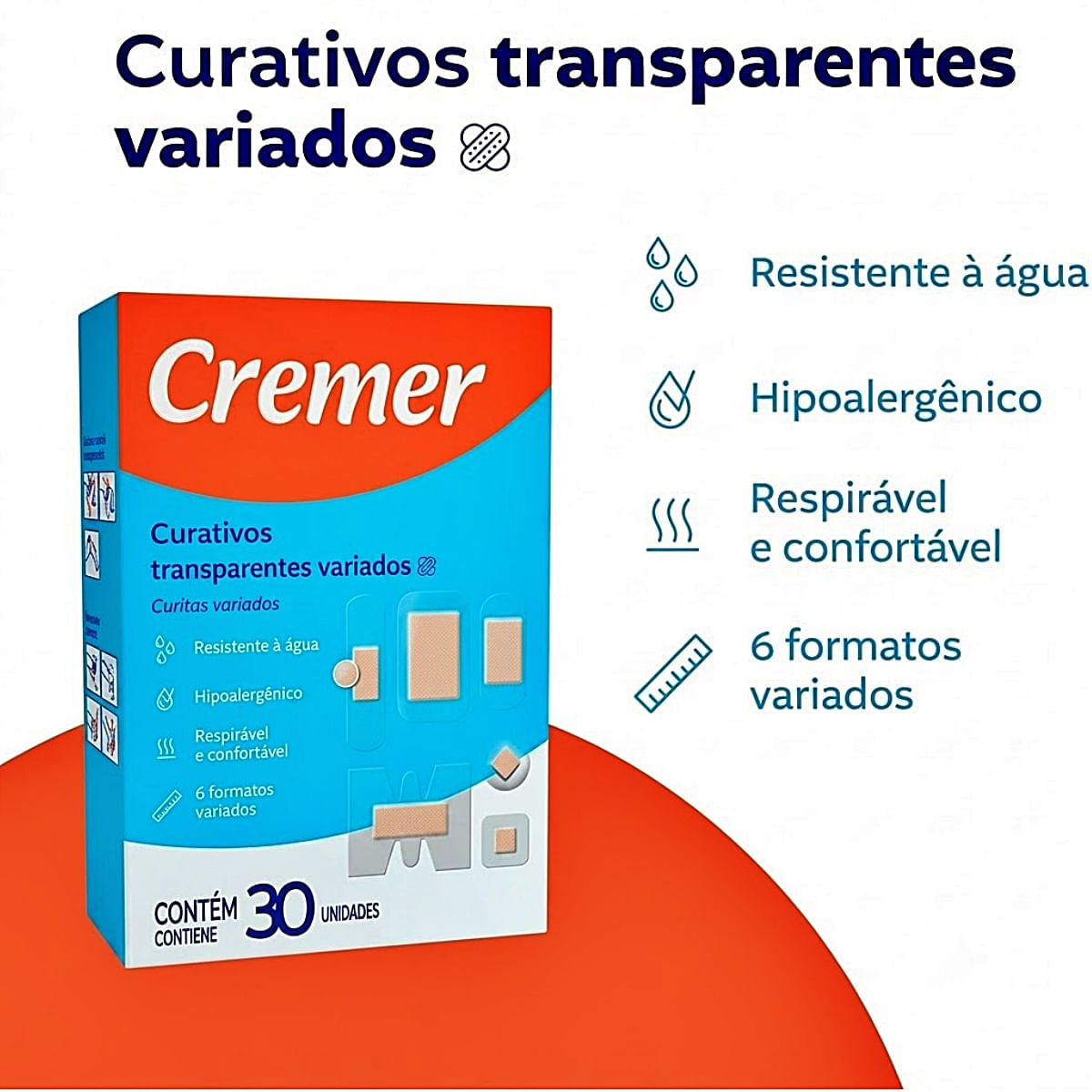 Curativo Cremer Variados 30 Unidades
