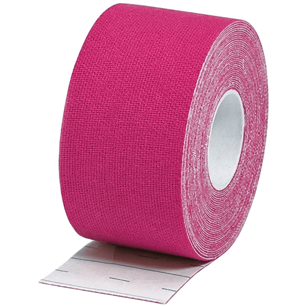 Bandagem Elástica Adesiva Kinesio Supermedy 5cmx5m Rosa