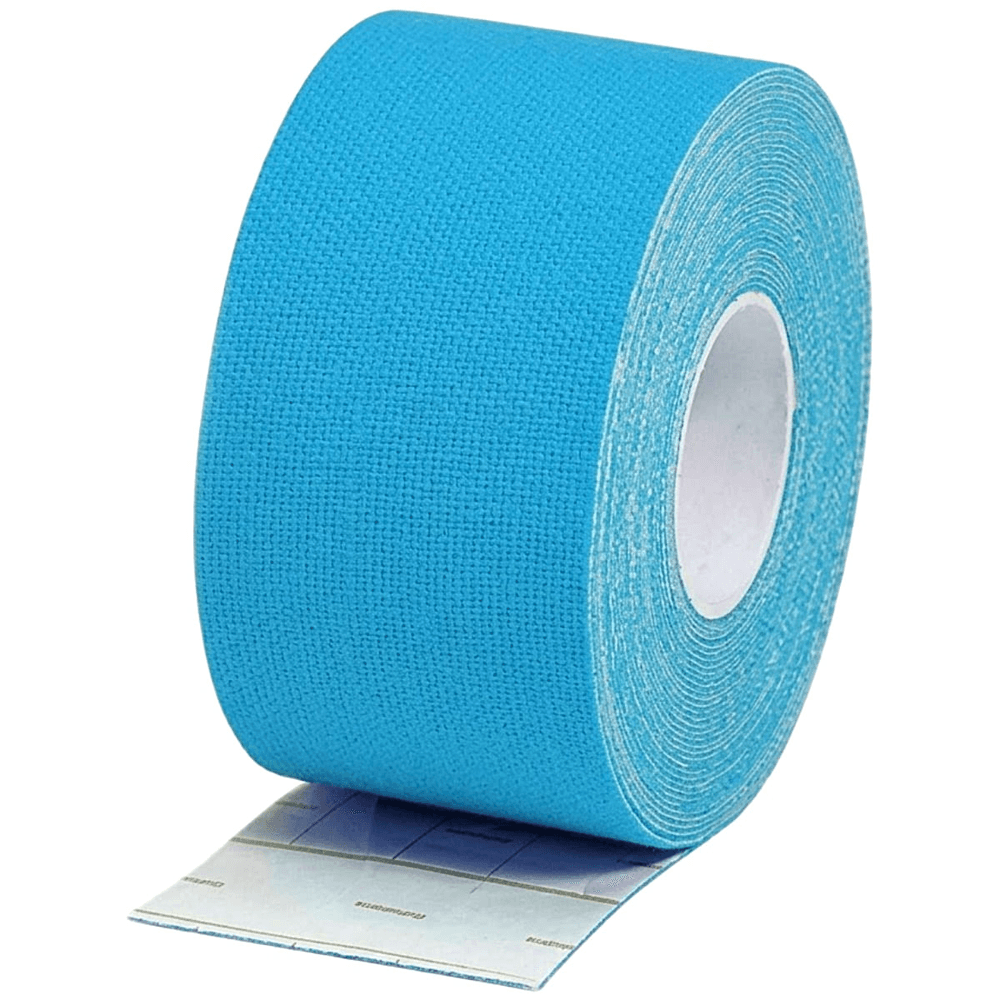 Bandagem Elástica Adesiva Kinesio Supermedy 5cmx5m Azul