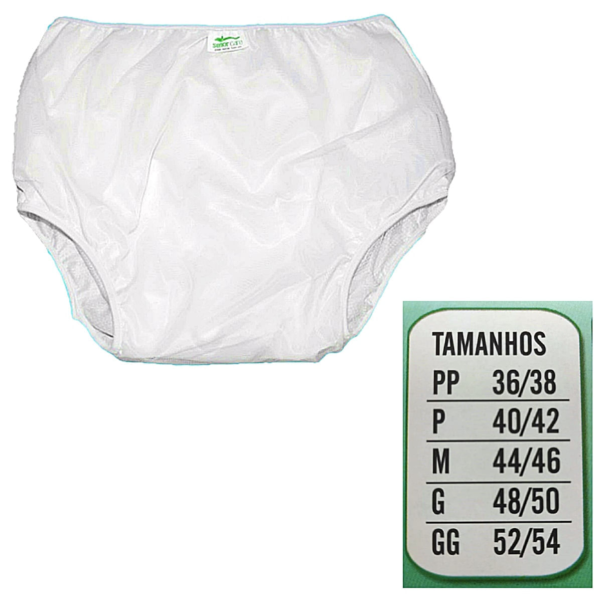 Calça Plástica Geriátrica Adulto Standard Sem Botão M 44/46 Senior Care Unidade