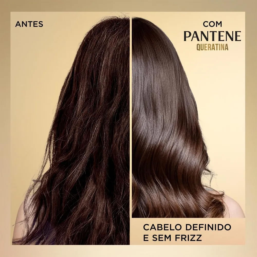 Kit Biotinamina Pantene Shampoo 300ml + Condicionador 150ml + Creme Para Pentear 240g