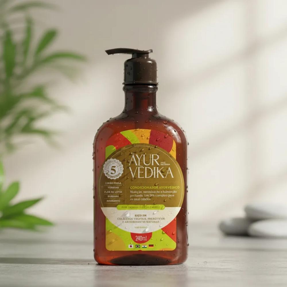 Condicionador Ayurvédika Para Cabelos Mistos e Oleosos 240ml
