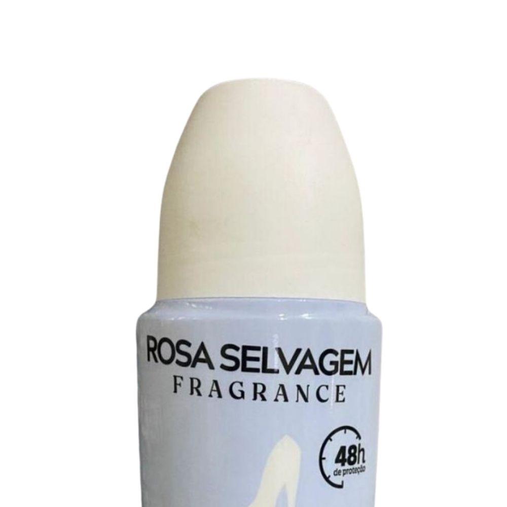 Desodorante Roll-on Rosa Selvagem Clareador Rosa Girl 85ml