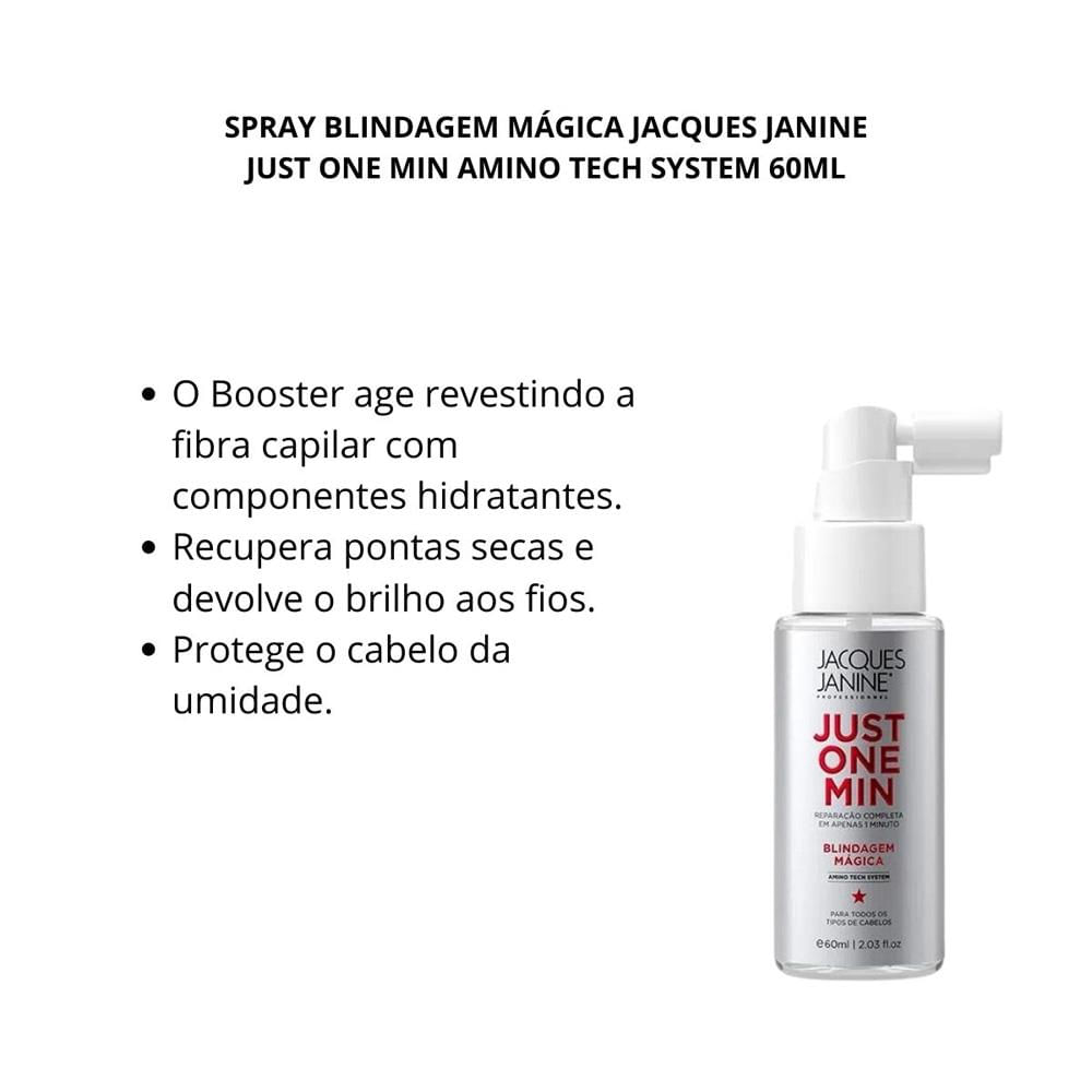 Blindagem Mágica Just One Minute Jacques Janine 60ml