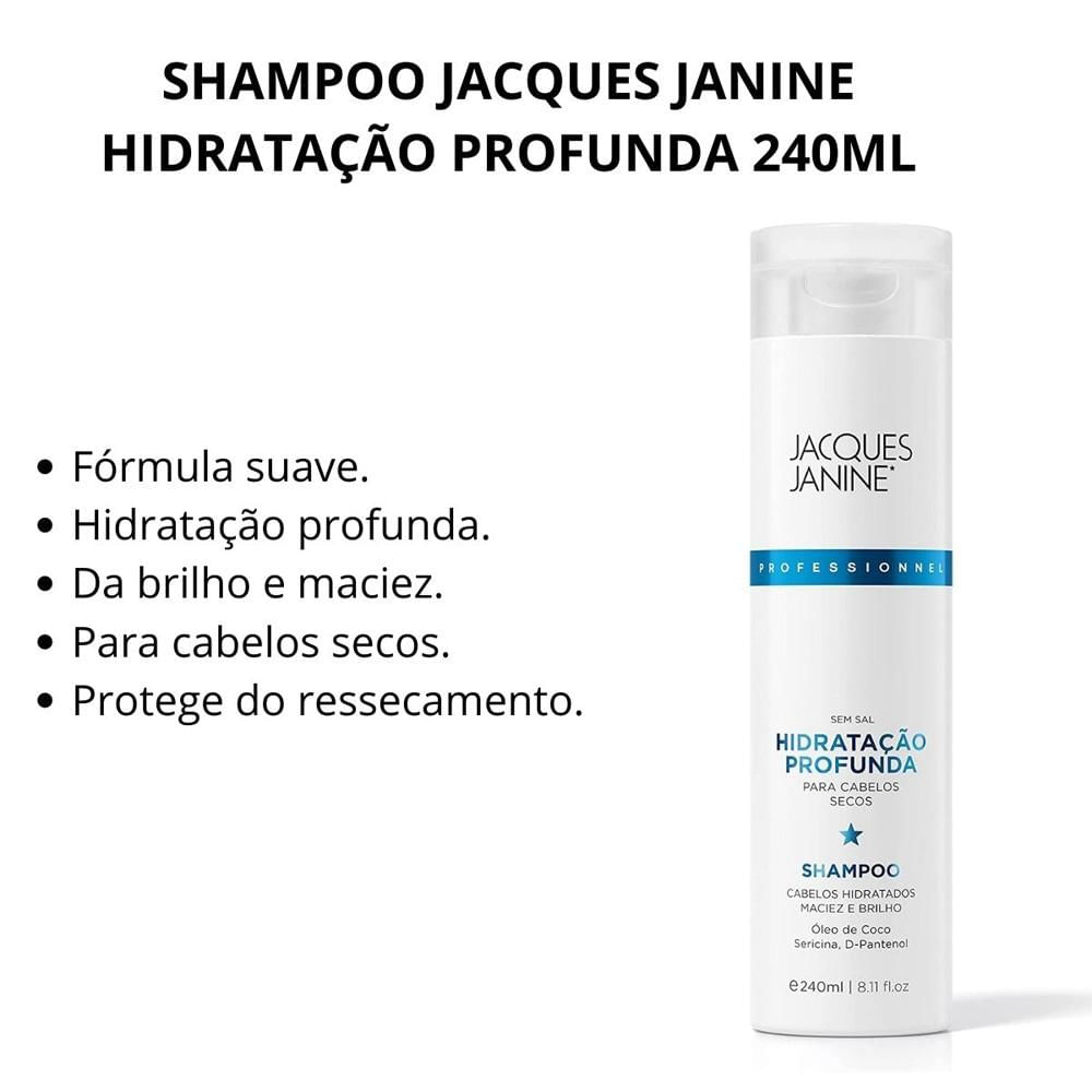 Shampoo Hidratação Profunda Jacques Janine 240ml