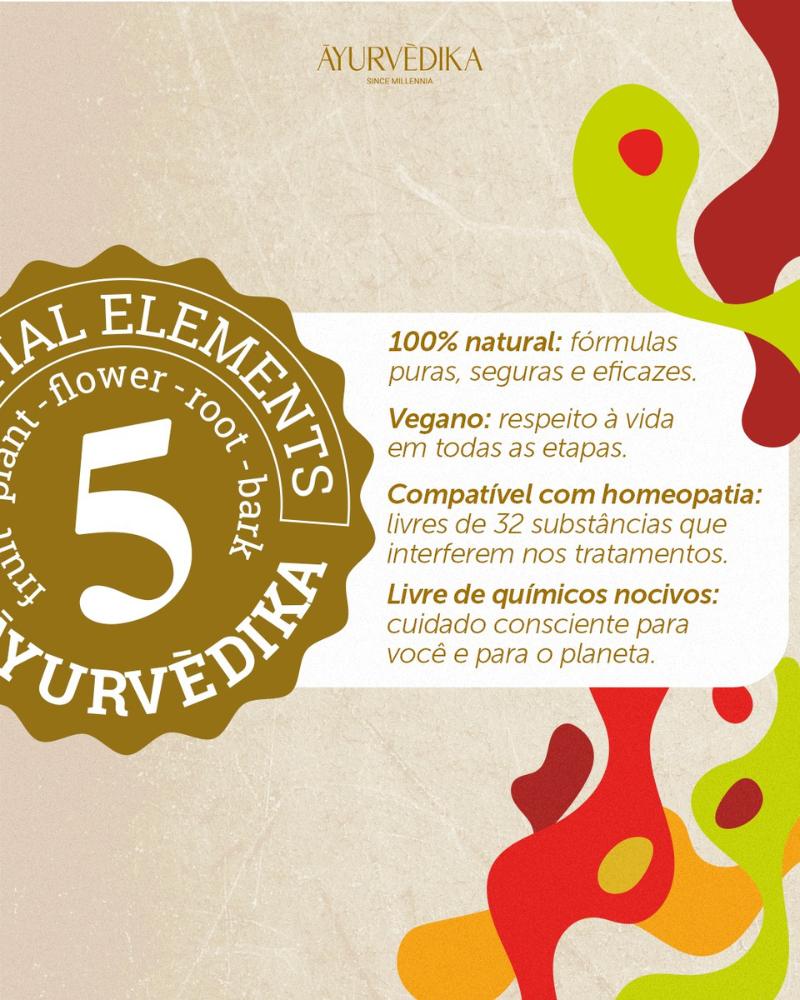 Shampoo Ayurvédika Cabelos Mistos e Oleosos Nutri e Hidrata 240ml
