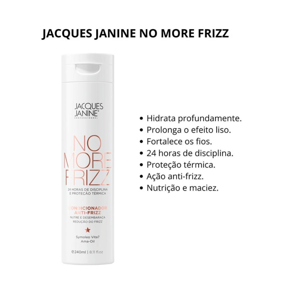 Condicionador No More Frizz Nutrição Jacques Janine 240ml
