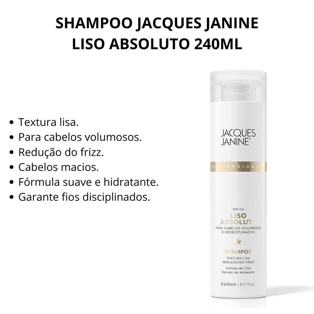 Shampoo Liso Absoluto Jacques Janine 240ml