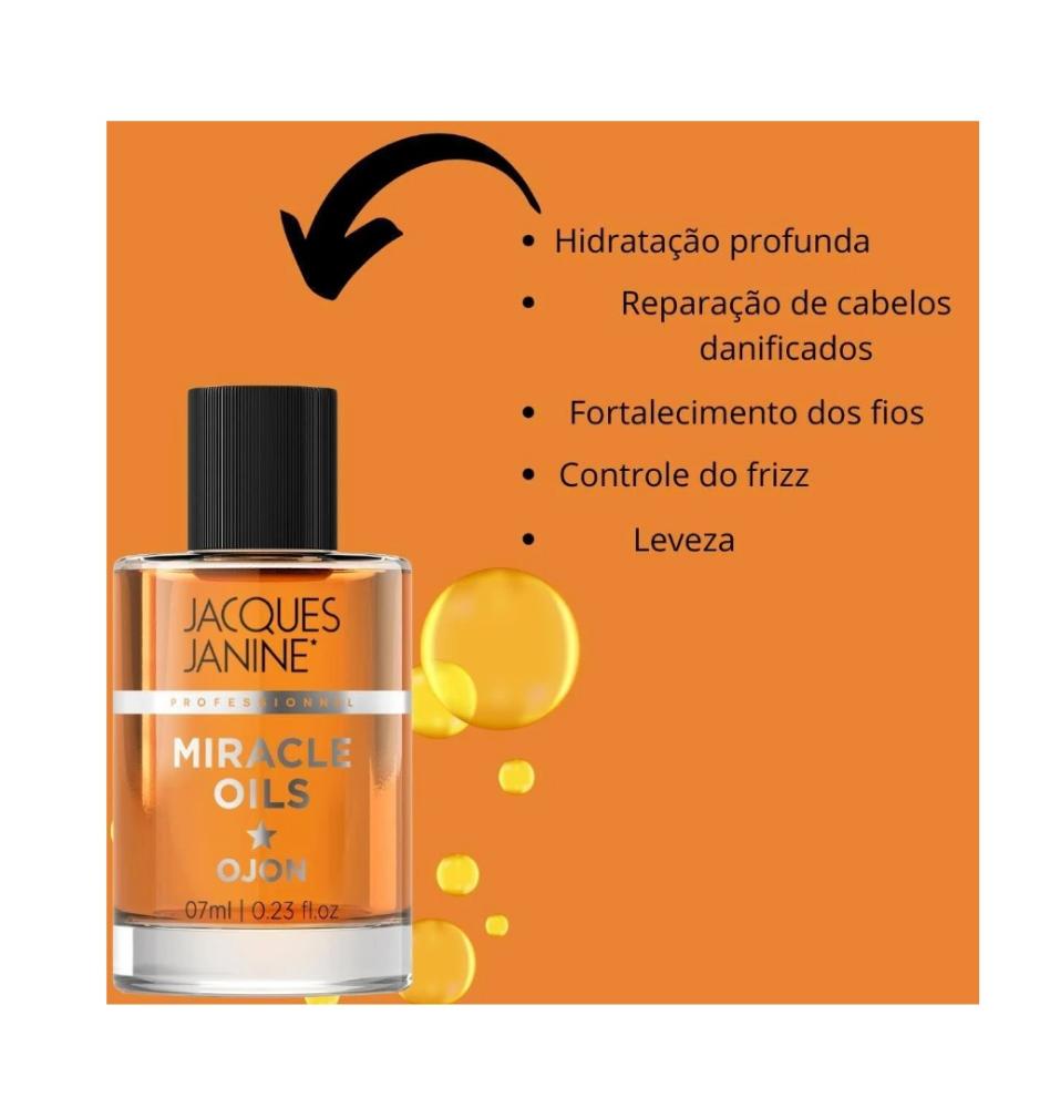 Óleo Reparador Miracle Oils Ojon Jacques Janine 7ml