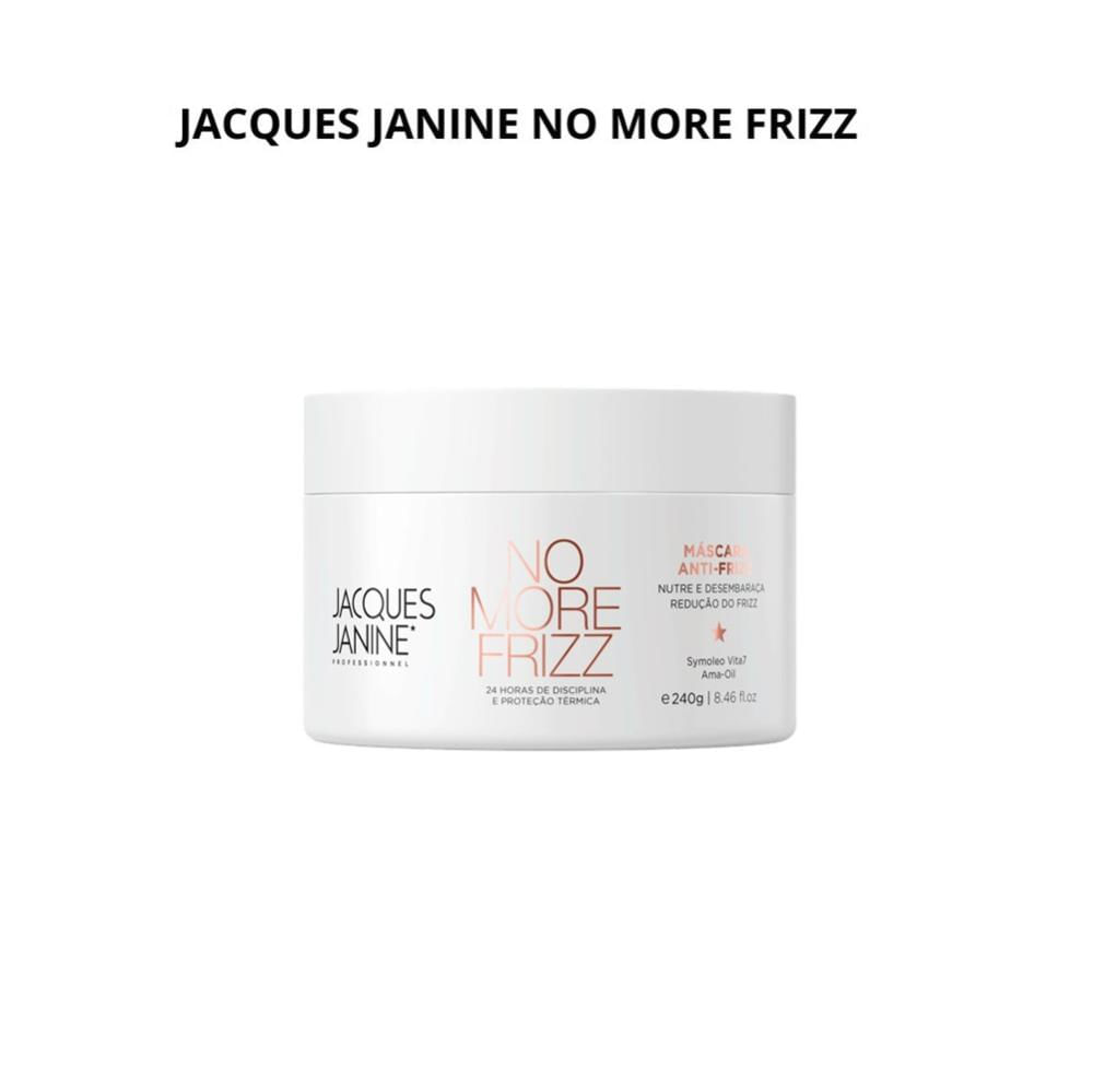 Máscara Capilar No More Frizz Nutrição Intensiva Jacques Janine 240g