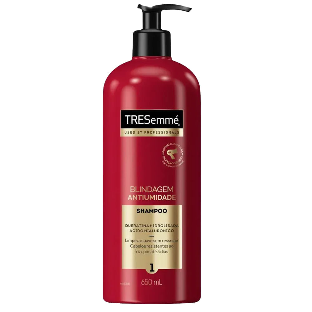 Kit Blindagem Antiumidade Tresemmé Shampoo 650ml + Condicionador 650ml