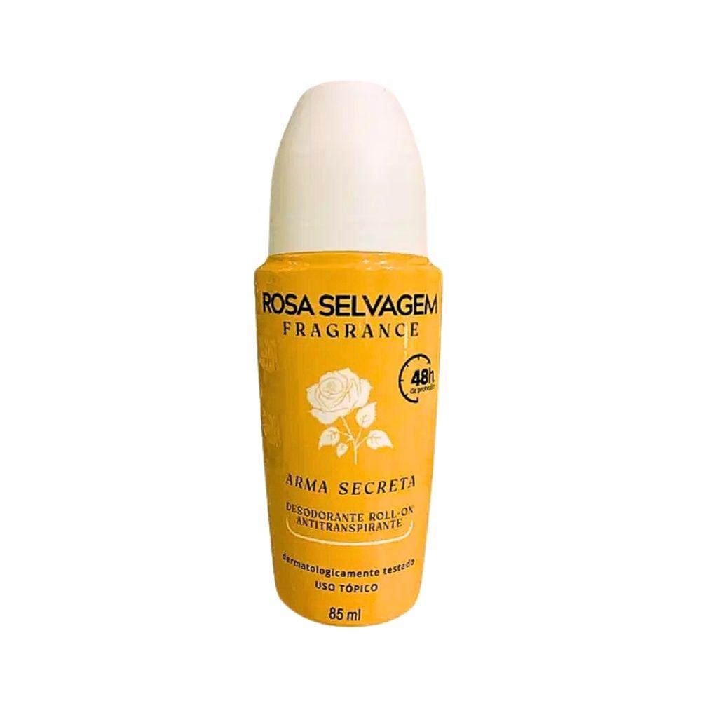 Desodorante Roll-on Arma Secreta Rosa Selvagem 85ml