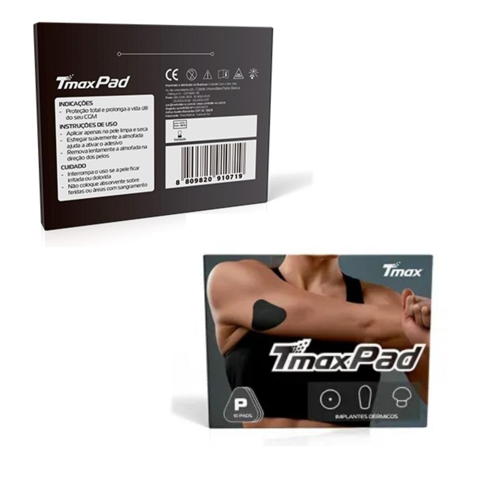 Kit Tmax Bandagem Pad Autoadesiva Preta 2 Caixas Com 10 Unidades Cada