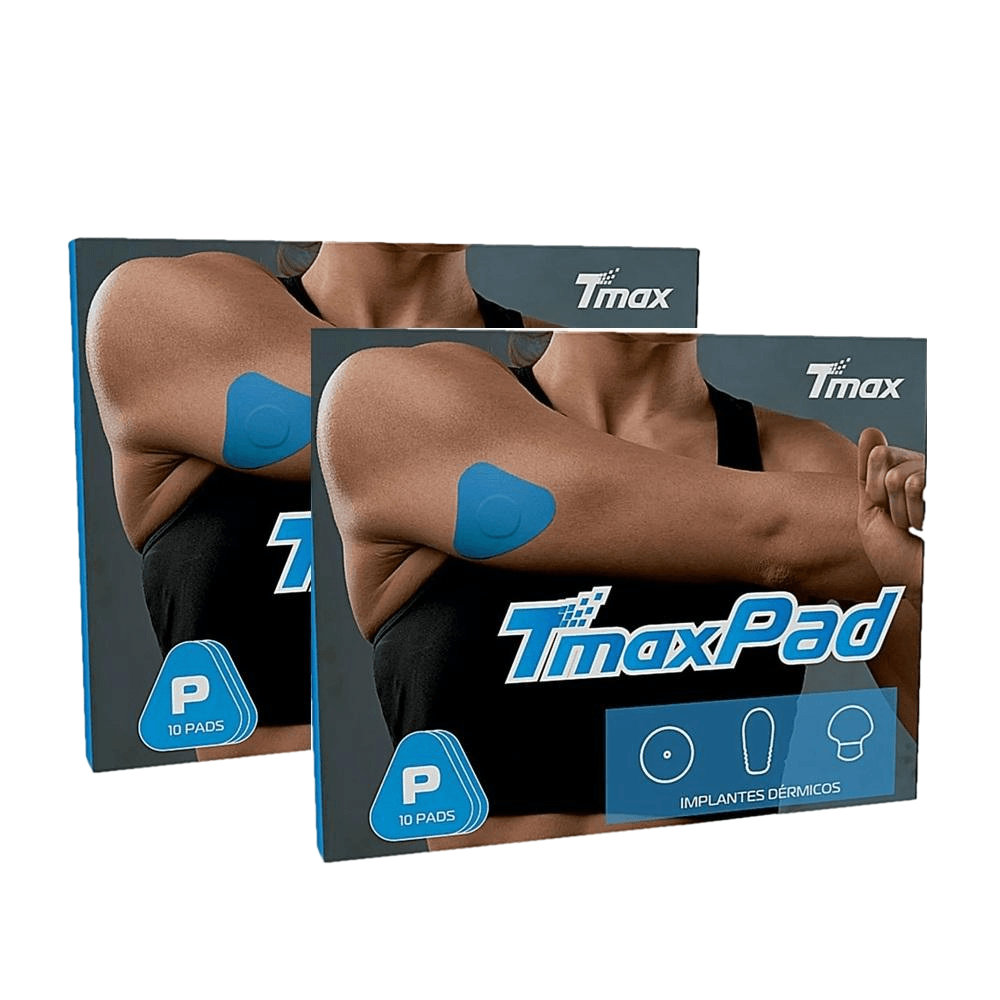 Kit Tmax Bandagem Pad Autoadesiva Azul 2 Caixas Com 10 Unidades Cada
