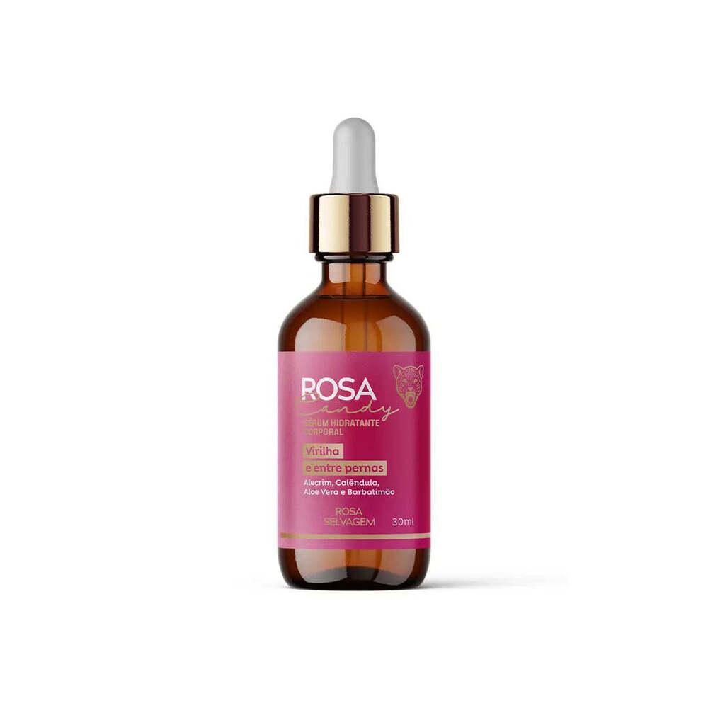 Kit 2 Sérum Hidratante Corporal Rosa Candy Rosa Selvagem 30ml